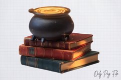 Books Halloween Clipart PNG Product Image 1