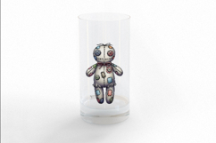 Pastel Patchwork Stitched Doll Halloween Voodoo PNG Product Image 3