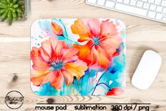 Abstract flowers mouse pad sublimation designs Product Image 1