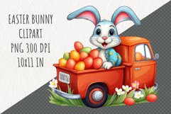 Easter Bunny Clipart | Spring Clipart | Easter Sublimation Product Image 1