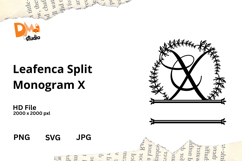 Leafenca Split Monogram Product Image 1