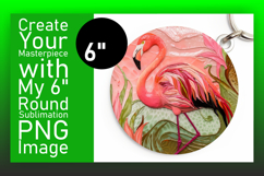 Unique Round Design for Coasters , Flamingo Product Image 1