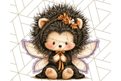 Halloween Fairy Animal Clipart PNG, Cute Spooky Creatures Product Image 4
