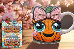 Gorgeous Png Mug Wrap Design 15oz , Cute Pumpkin Product Image 1
