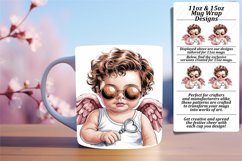 Radiant 15oz Mug Wrap Png Artwork , Cupid Product Image 1