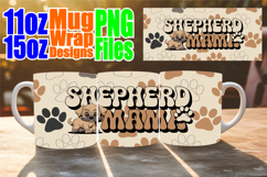Enchanted days 11oz 15oz sublimation wrap, Dog Mom Product Image 1