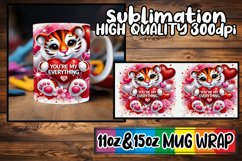 Bright dreams 11oz 15oz sublimation wrap, Valentines Product Image 1