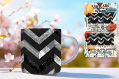 Sparkling Stripe Mug 11oz/15oz Wrap for Sublimation Product Image 1
