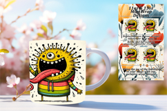 FRESH PNG for 11oz Mug Wrap , Monster Product Image 1
