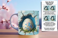 Whimsical Floral Wall Mug Art Product Image 1