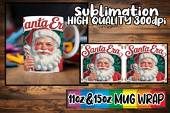 Heartfelt wishes 11oz 15oz mug wrap, Christmas Product Image 1