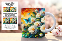 FLAWLESS PNG for 15oz Mug Wrap , Flowers Product Image 1