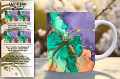 LUSH 15oz PNG Mug Wrap Template , Abstract Pattern Product Image 1