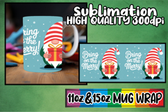 Vibrant adventures sublimation print wrap, Holiday Gnome Product Image 1