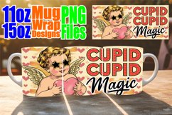 Happy moments 11oz 15oz sublimation wrap, Cupid Product Image 1