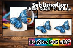 Springtime Butterfly Elegance: Mug Art Edition Product Image 1