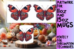Butterfly Mug Elegance Product Image 1