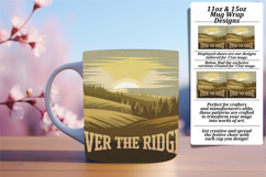 Unique 11oz Mug Wrap Png Artwork , Adventure Product Image 1
