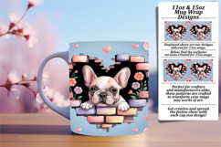 Gift 11oz Mug Wrap Png Artwork , Cute Dog Product Image 1