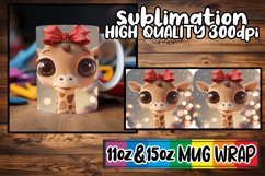 3D Holiday Mug Wrap for 11oz 15oz Sublimation Product Image 1