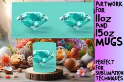 Neon Enchantment: Sublime 15oz Mug Patterns 11oz Product Image 1