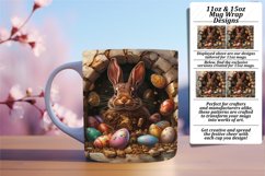 Happy Easter 3D Mug Wrap, Bunny Delight Product Image 1