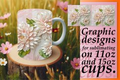 Floral Fantasy: 3D Mug Sublimation Product Image 1