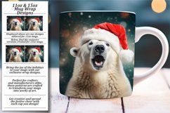 Seasonal Mug Wrap Magic: Colorful Christmas Art Product Image 1