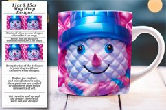 Enchanting Winter Mug Makeover: 3D Inflated Puff Product Image 1