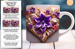 Heart Magic in 3D: Glossy Mug Wrap Product Image 1