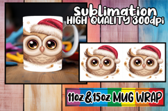 Cozy escapes 11oz 15oz sublimation wrap, Cute Christmas Product Image 1