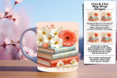Funky 11oz Mug Wrap Png Artwork , Books Product Image 1