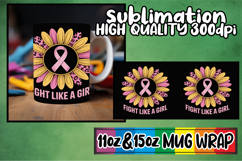 Gentle dreams 11oz 15oz sublimation wrap, Breast Cancer Product Image 1
