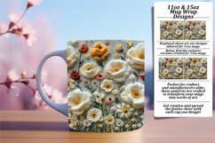 Spring Blossom Embroidered Mug Wrap - Sublimation Product Image 1
