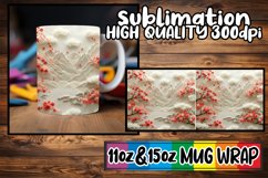 Embroidered Beauty Scene Mug Design - 15oz 11oz Product Image 1