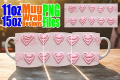 Love&#039;s Crochet 3D Heart Sublimation Mug Design Product Image 1