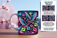 Spring Bird Watercolor Wrap 11oz/15oz Mug Product Image 1