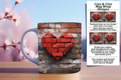 Devotion 3D Heart Mug Wrap Product Image 1