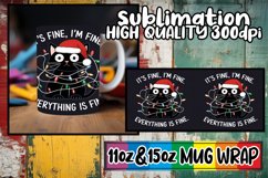 Joyful evenings 11oz 15oz sublimation wrap, Xmas Product Image 1