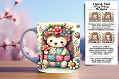 Artistic 15oz Mug Wrap Png Design , Animals Product Image 1