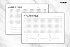 Editable A Year In Pixels Sheet Template 3 Product Image 3