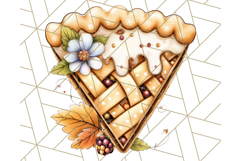Fall Cookie Clipart PNG, Autumn Sweets Pumpkin Cookies Product Image 4