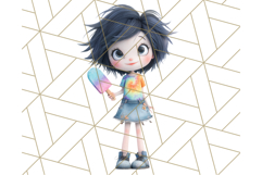 Summer Days Clipart, Whimsical Kids PNG Graphics Product Image 4
