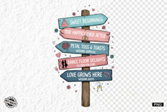 Summer Wedding Signspots Clipart Product Image 1