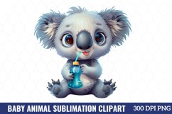 Baby Animal Sublimation Clipart Product Image 1