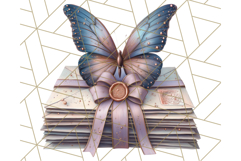Vintage Butterfly PNG Clipart, Fairytale Cottagecore Images Product Image 4
