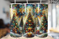 Christmas Tree Tumbler Wrap Design |High Quality 300 Dpi Product Image 1