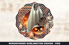 Halloween Wind Spinner Sublimation Design Product Image 1