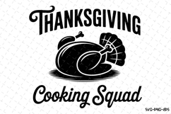 Thanksgiving Cooking Squad Svg | Halloween Svg | Svg File Product Image 1