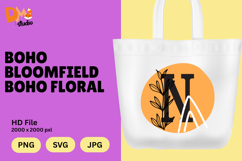 Boho Bloomfield Boho Floral Monogram Product Image 1